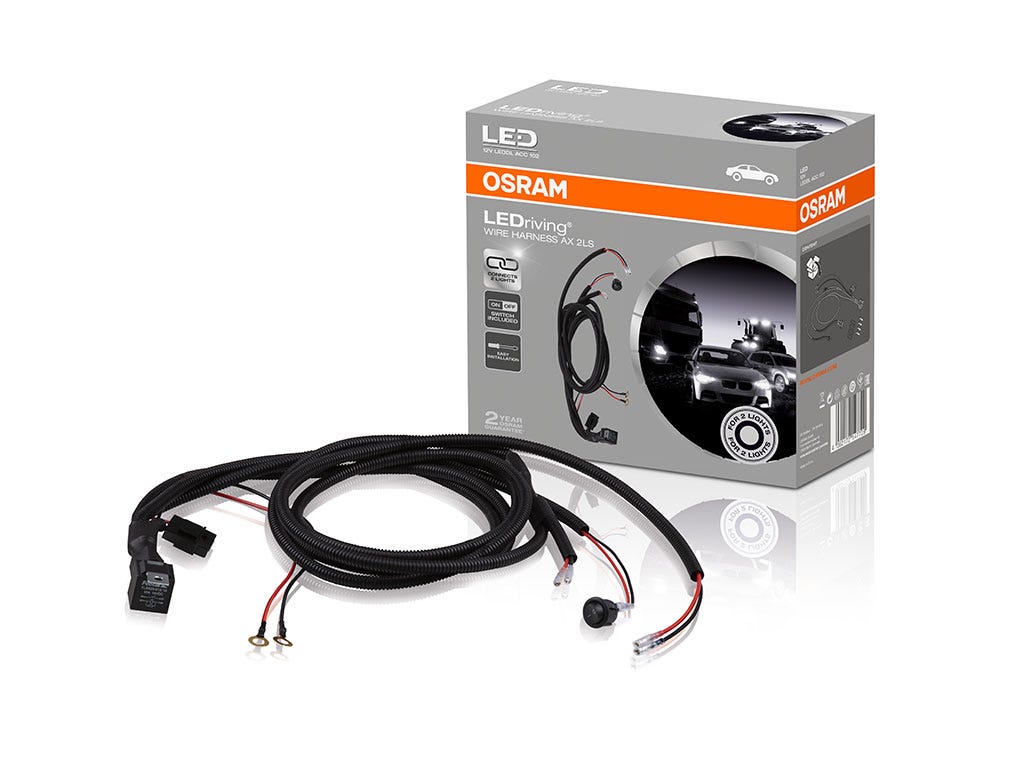 Faisceau de câblage Osram AX 2LS, deux phares, LIGH201