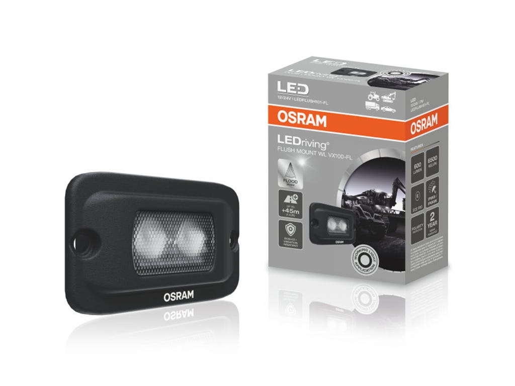 Feu LED encastré Osram LEDriving WL VX100-FL, LIGH242
