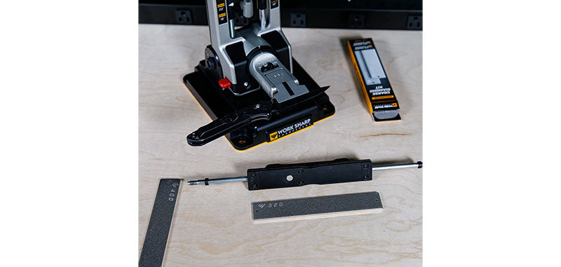 Lot de 2 plaques diamantées Work Sharp pour Precision Adjust Pro - Grossier 320 - Médium 400