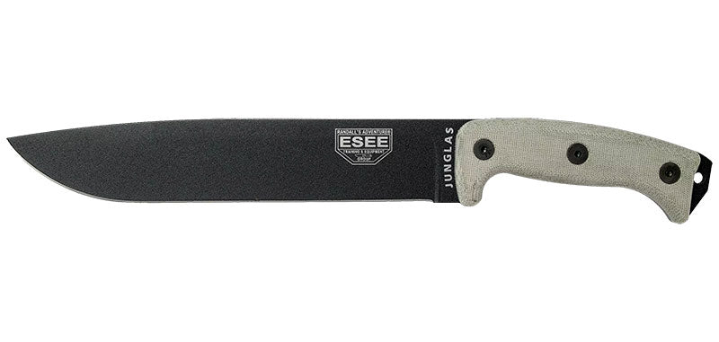 Machette ESEE Junglas lame noire 265 mm étui Kydex MOLLE