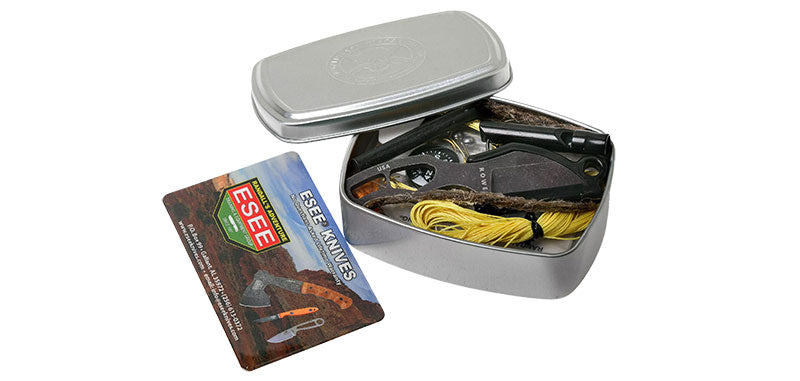 Mini kit de survie ESEE avec couteau Pinch et boussole