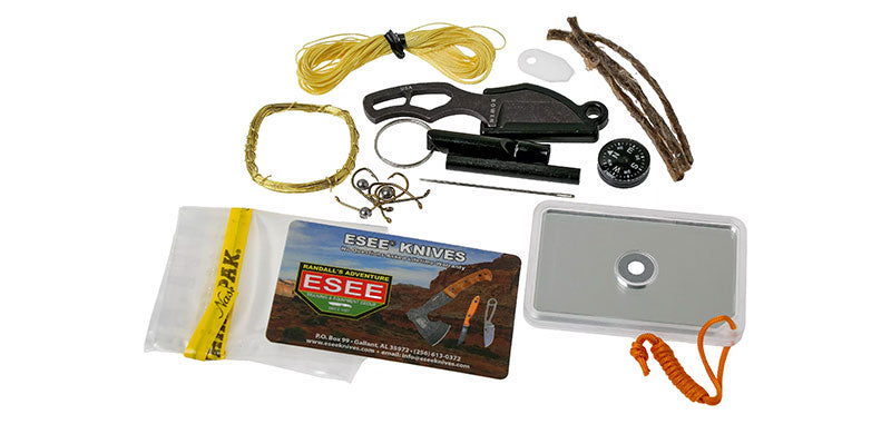 Mini kit de survie ESEE avec couteau Pinch et boussole