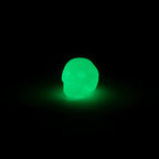 Prometheus Design Werx Memento Mori GID Lanyard Bead – Green Prometheus Design Werx