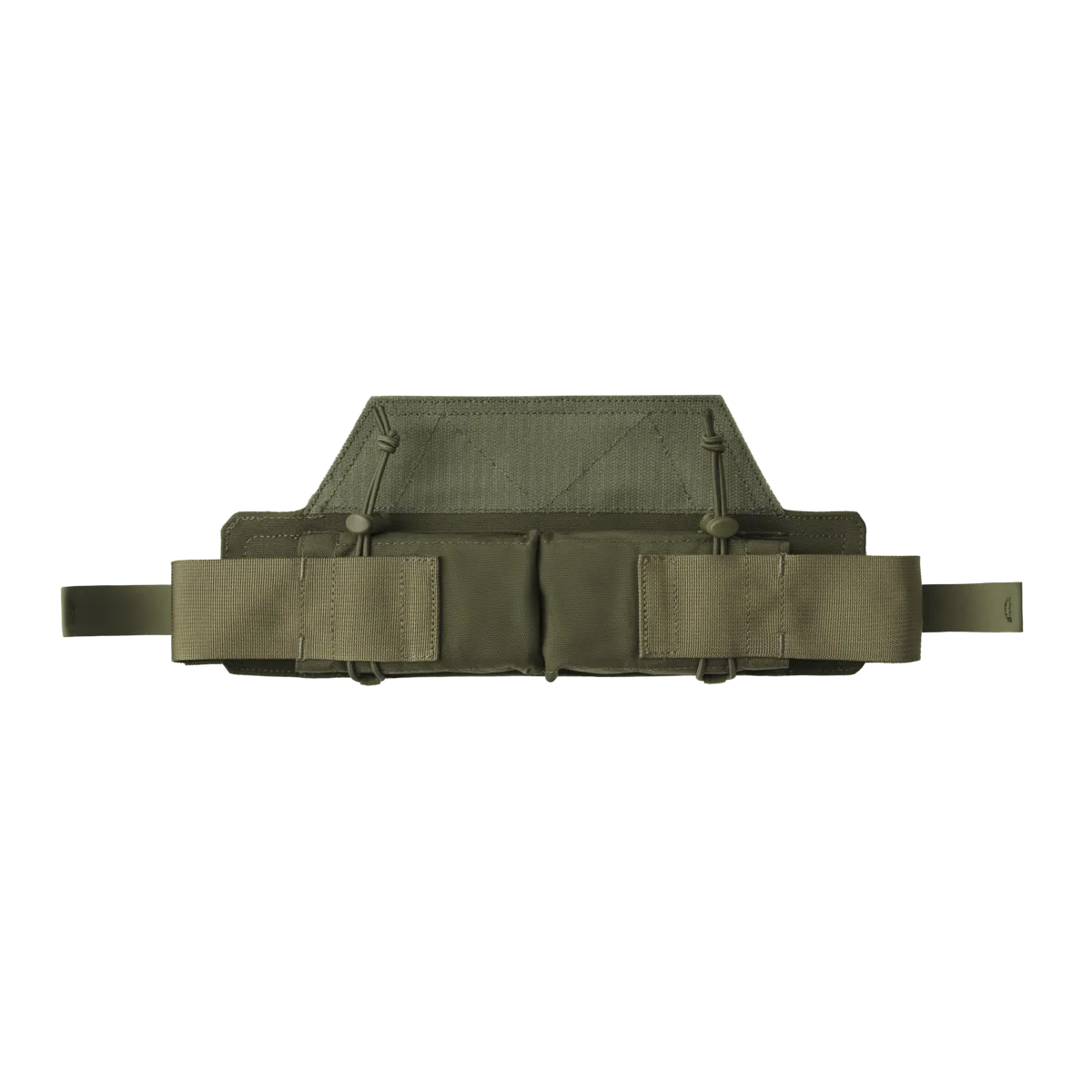Double Horizontal Pouch - Olive Green