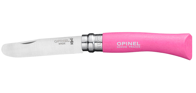 Mon Premier Opinel N°07 bout rond, lot de 6 - Fuchsia