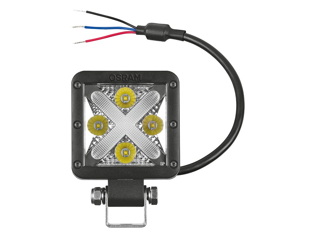 Phare cube LED Osram MX85-WD 4 pouces, faisceau large, LIGH182