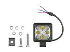 Phare cube LED Osram MX85-WD 4 pouces, faisceau large, LIGH182