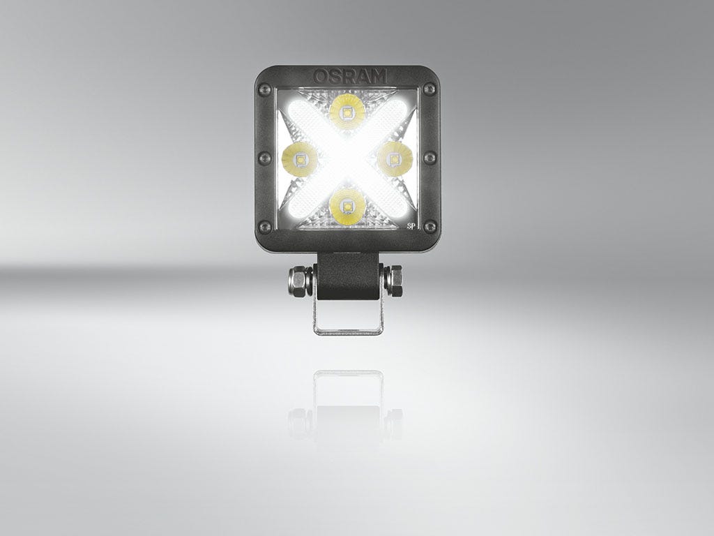Phare cube LED Osram MX85-WD 4 pouces, faisceau large, LIGH182