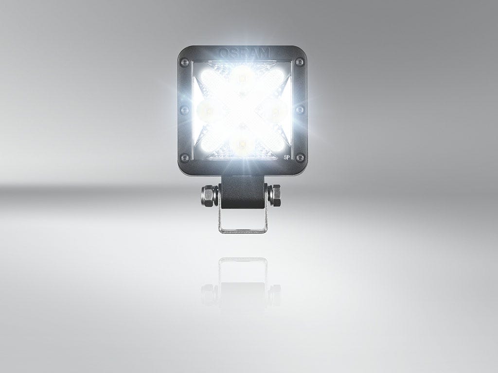 Phare cube LED Osram MX85-WD 4 pouces, faisceau large, LIGH182