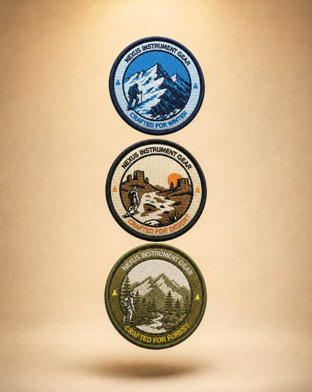 CET Morale Patches "Crafted for Every Terrain" Nexus Instrument Gear