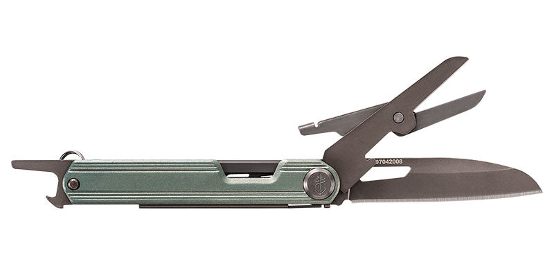 Outil multifonction Gerber Armbar Slim Cut 3 fonctions - Manche Aluminium Vert