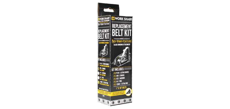 Pack 5 bandes Work Sharp assorties pour Banc optionnel Blade Grinder - Ken Onion Edition
