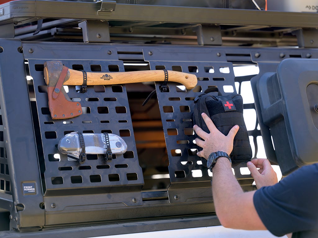 Accessoires pour galerie de benne Pro Bed, Panneau Molle lat