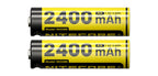 Piles AA rechargeables USB-C Nitecore NH2400 lot de 2