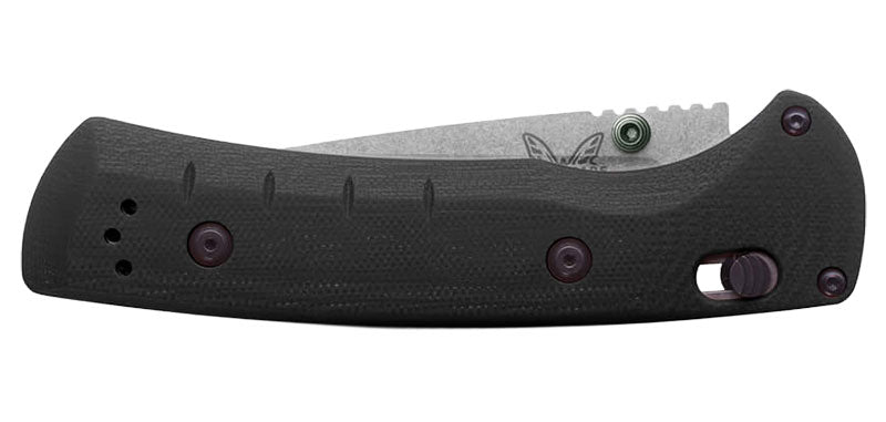 Plaquettes de manche Benchmade SlipRidge Micarta noir