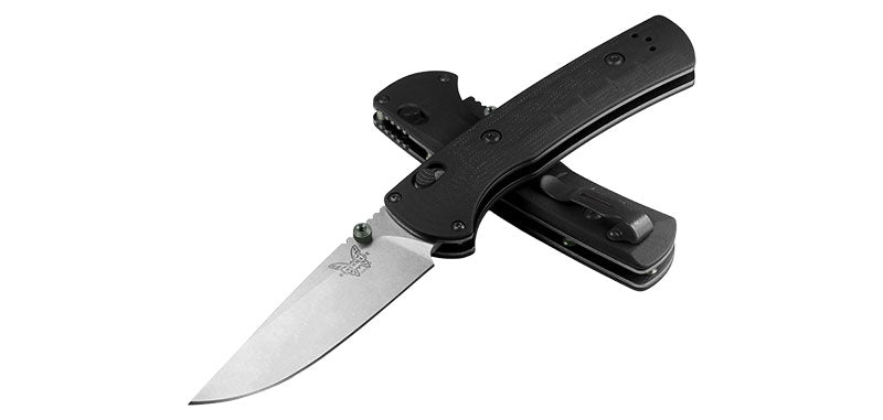 Plaquettes de manche Benchmade SlipRidge Micarta noir