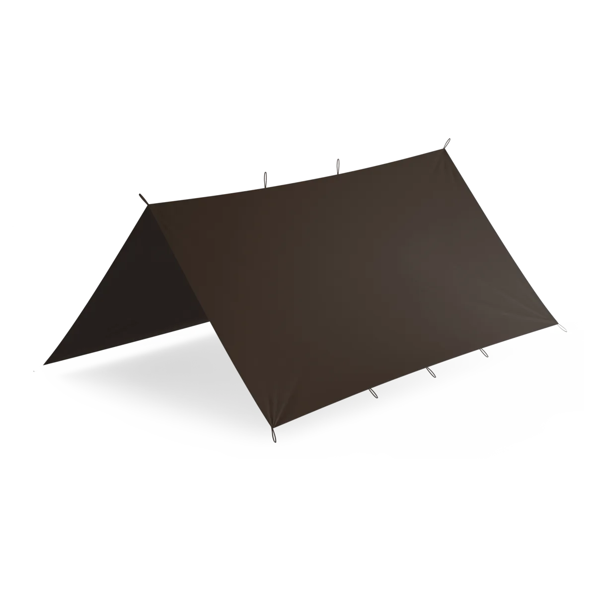 Bâche de bivouac SUPERTARP 3 × 3 m - Earth Brown