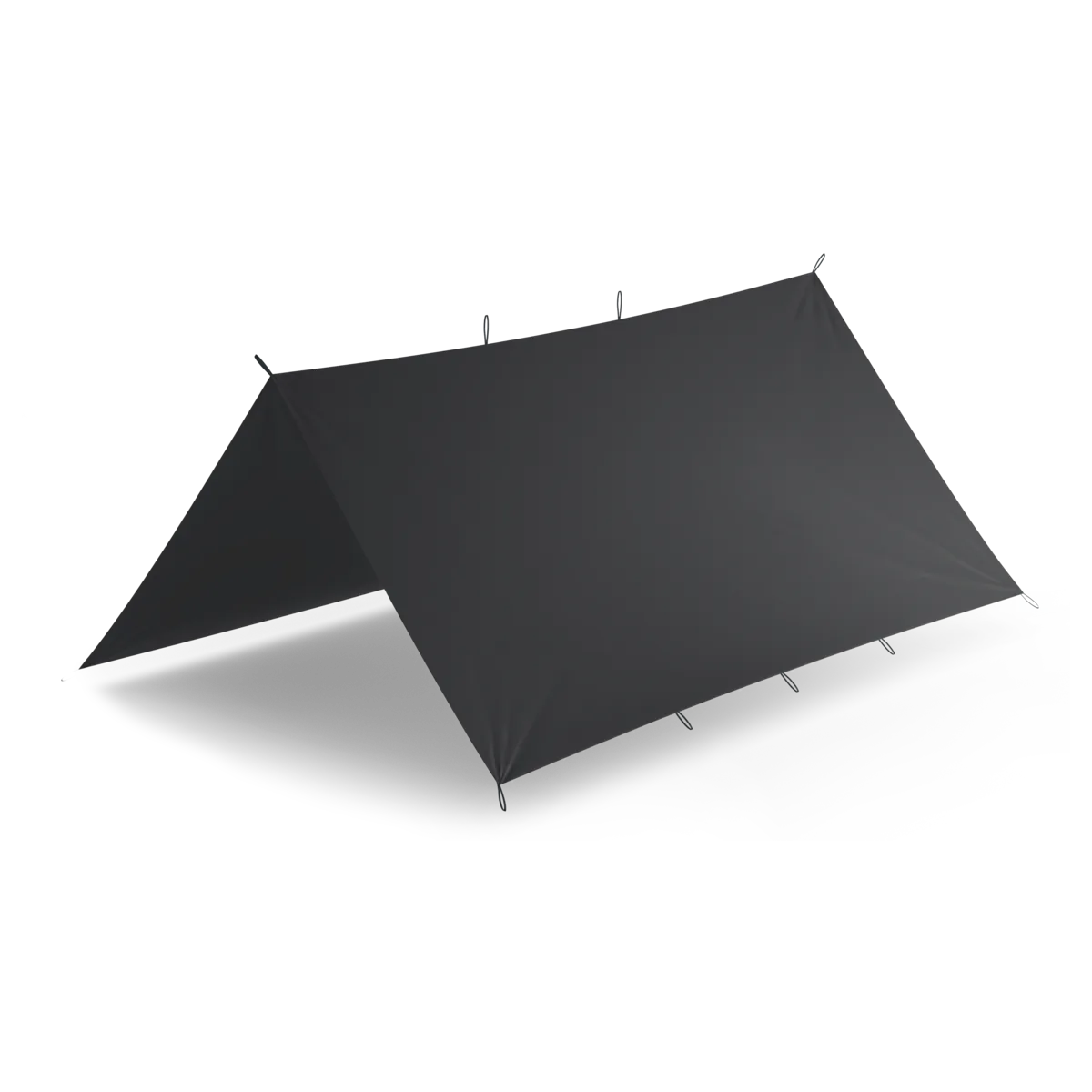 Bâche de bivouac SUPERTARP 3 × 3 m - Shadow Grey