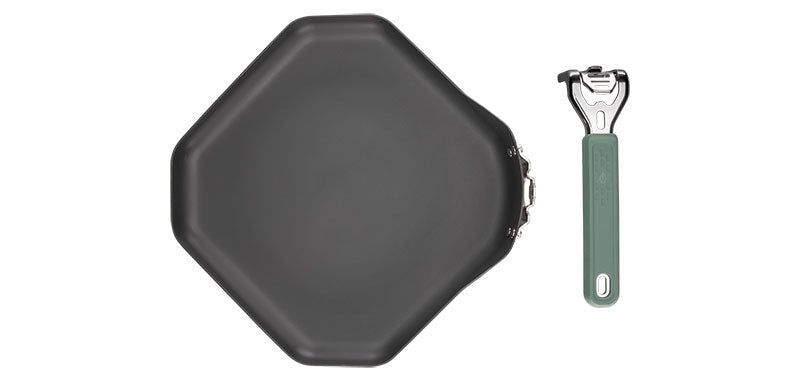 Poêle plate de camp Gerber 28 x 28 cm