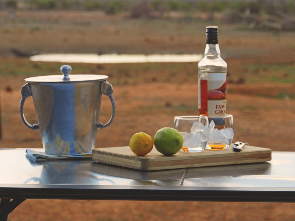Table de camping Pro en acier inoxydable, camping