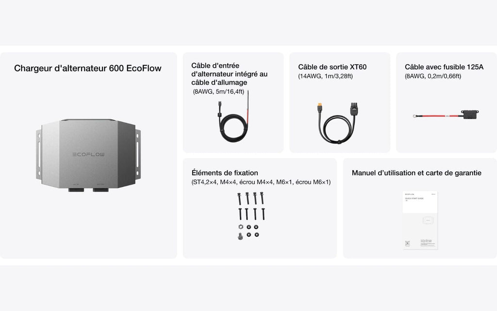 Chargeur d’alternateur EcoFlow 1000 W Ecoflow