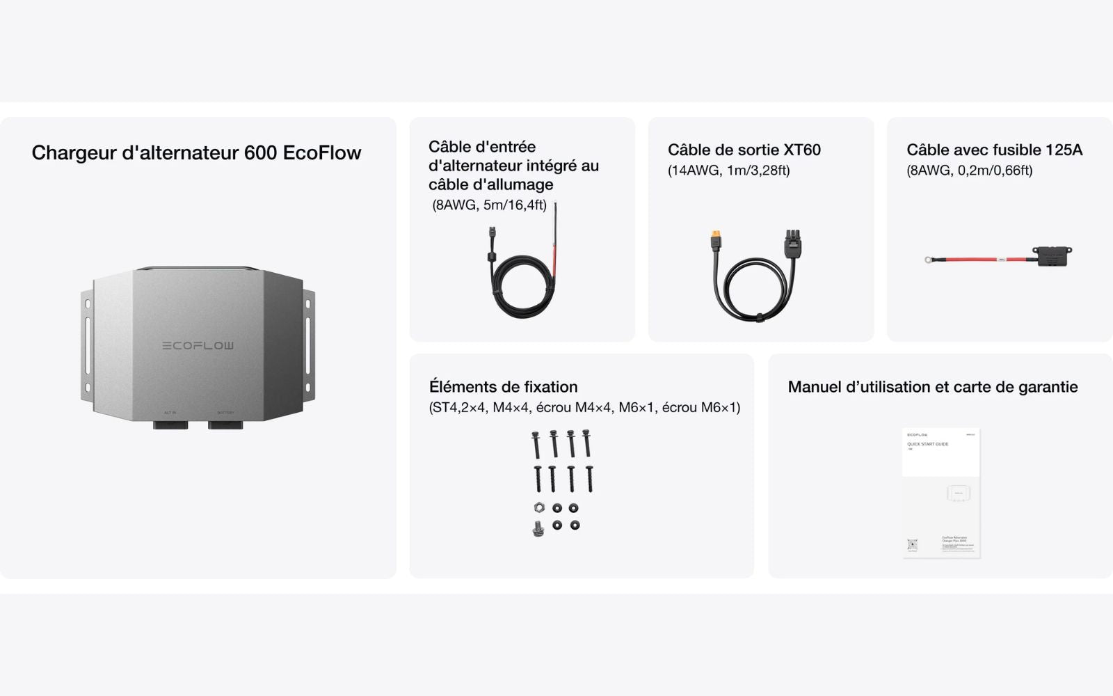Chargeur d’alternateur EcoFlow 1000 W Ecoflow