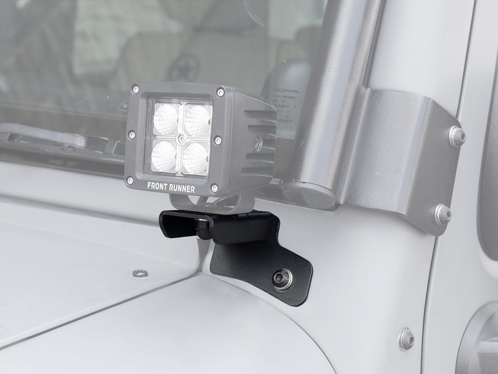 Support de phares sur pare-brise pour Jeep Wrangler