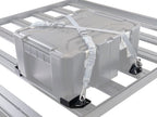 Fixation et calage pour galerie, Cales de charge ajustables
