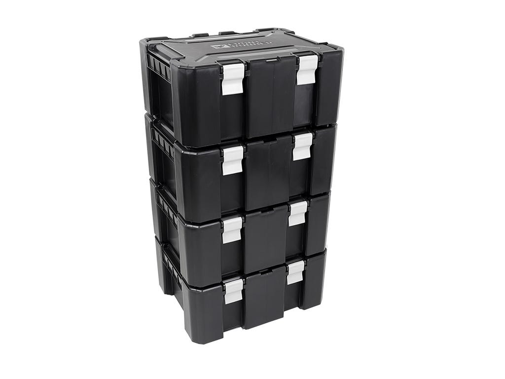 Caisses de rangement Wolf Pack Pro, lot de 4, SBOX059