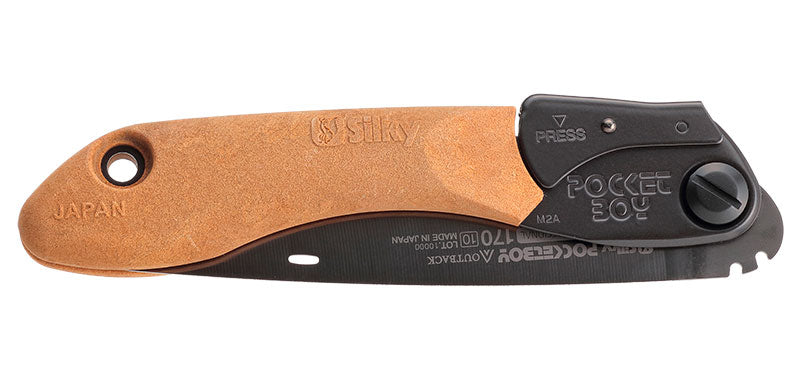 Scie pliante Silky Pocketboy 130 ou 170 mm - Lame 170mm - Outback Edition - Poignée Bois