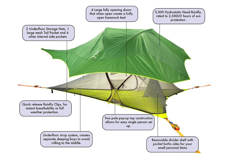 Tente d'arbre Connect pour 2 personnes (3.0) - OUTPOST SHOP