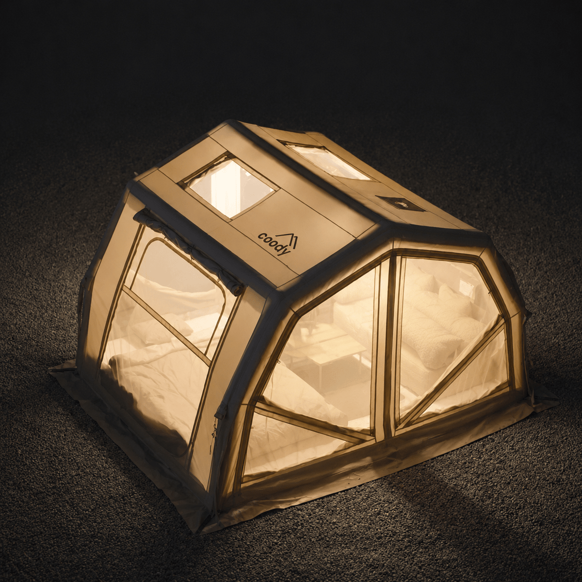 Tente gonflable Coody 10.0 PRO 4 à 6 personnes - vue 3