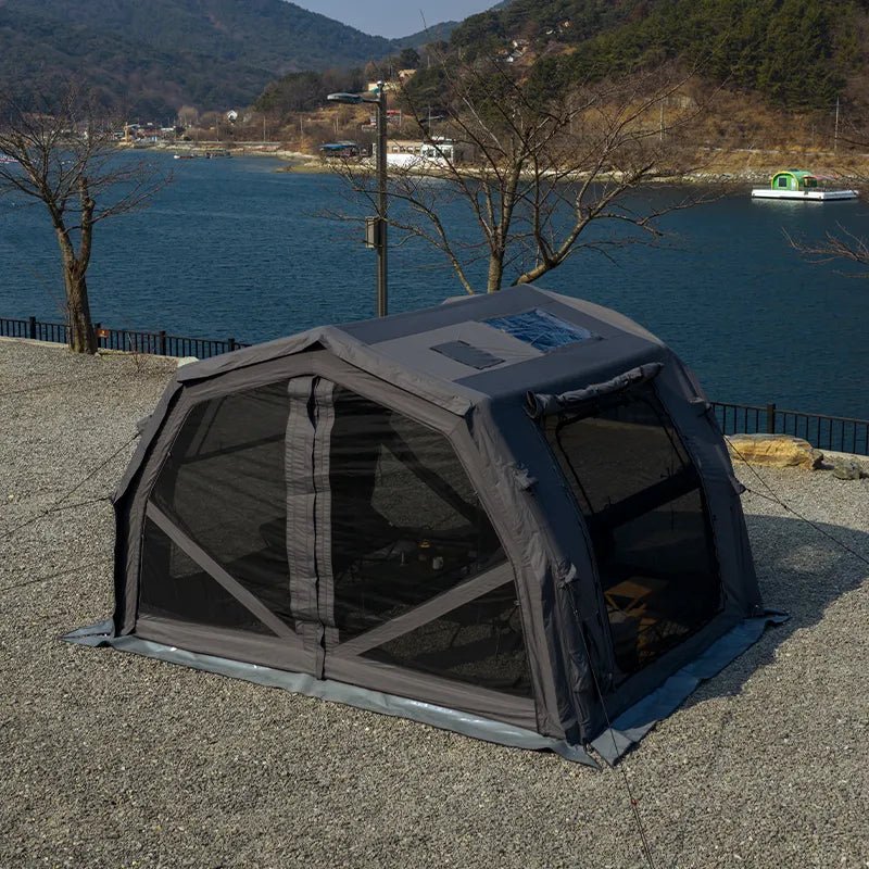 Tente gonflable Coody 10.0 PRO 4 à 6 personnes - Gris