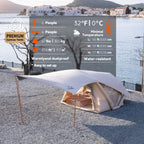 Tente gonflable Coody Havena PRO avec auvent moustiquaire - vue 3