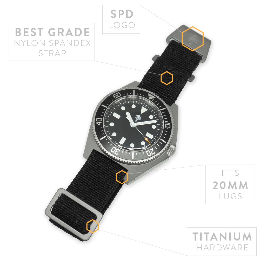 Ti-MNPara Strap 20mm Prometheus Design Werx