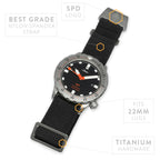 Ti-MNPara Strap 22mm Prometheus Design Werx