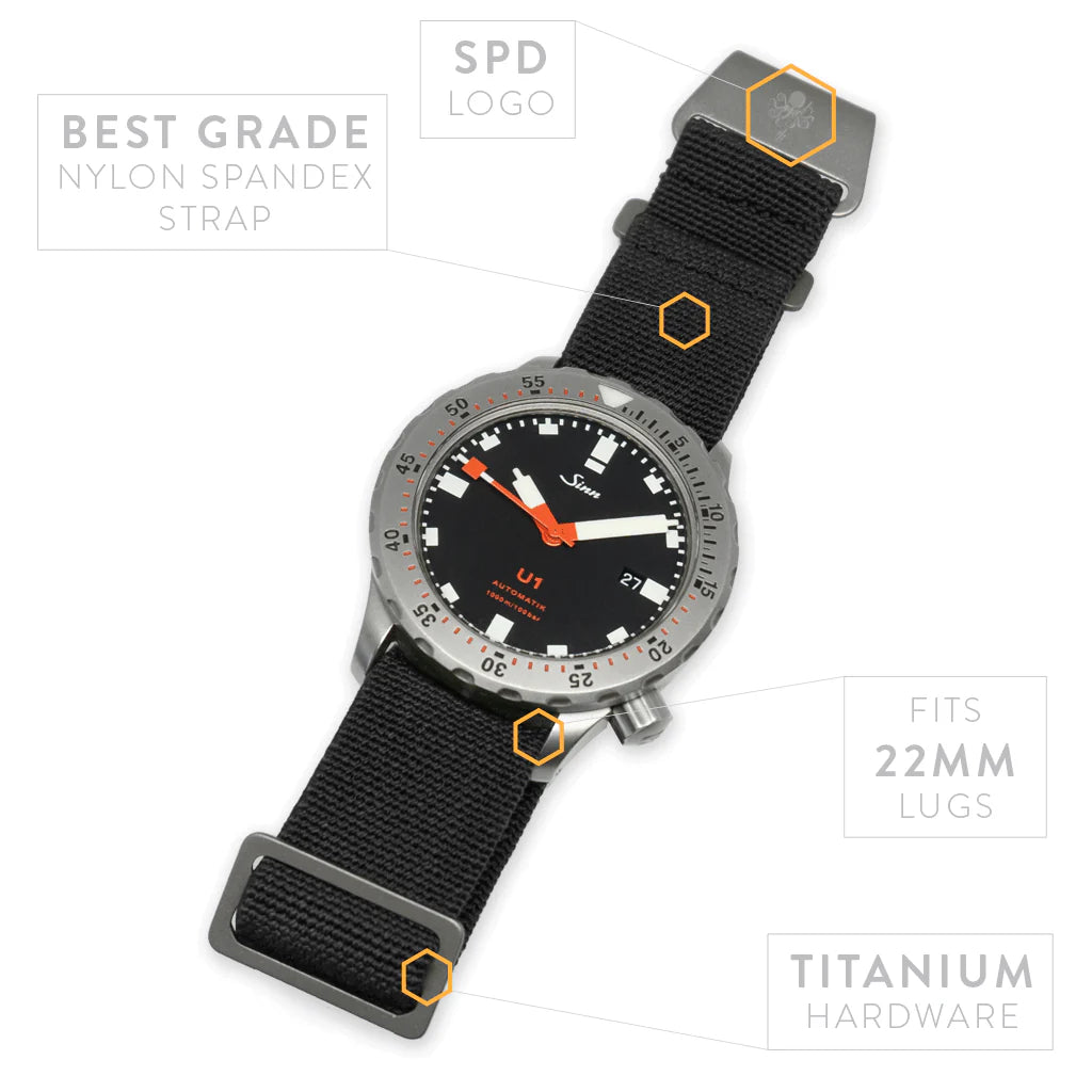 Ti-MNPara Strap 22mm Prometheus Design Werx