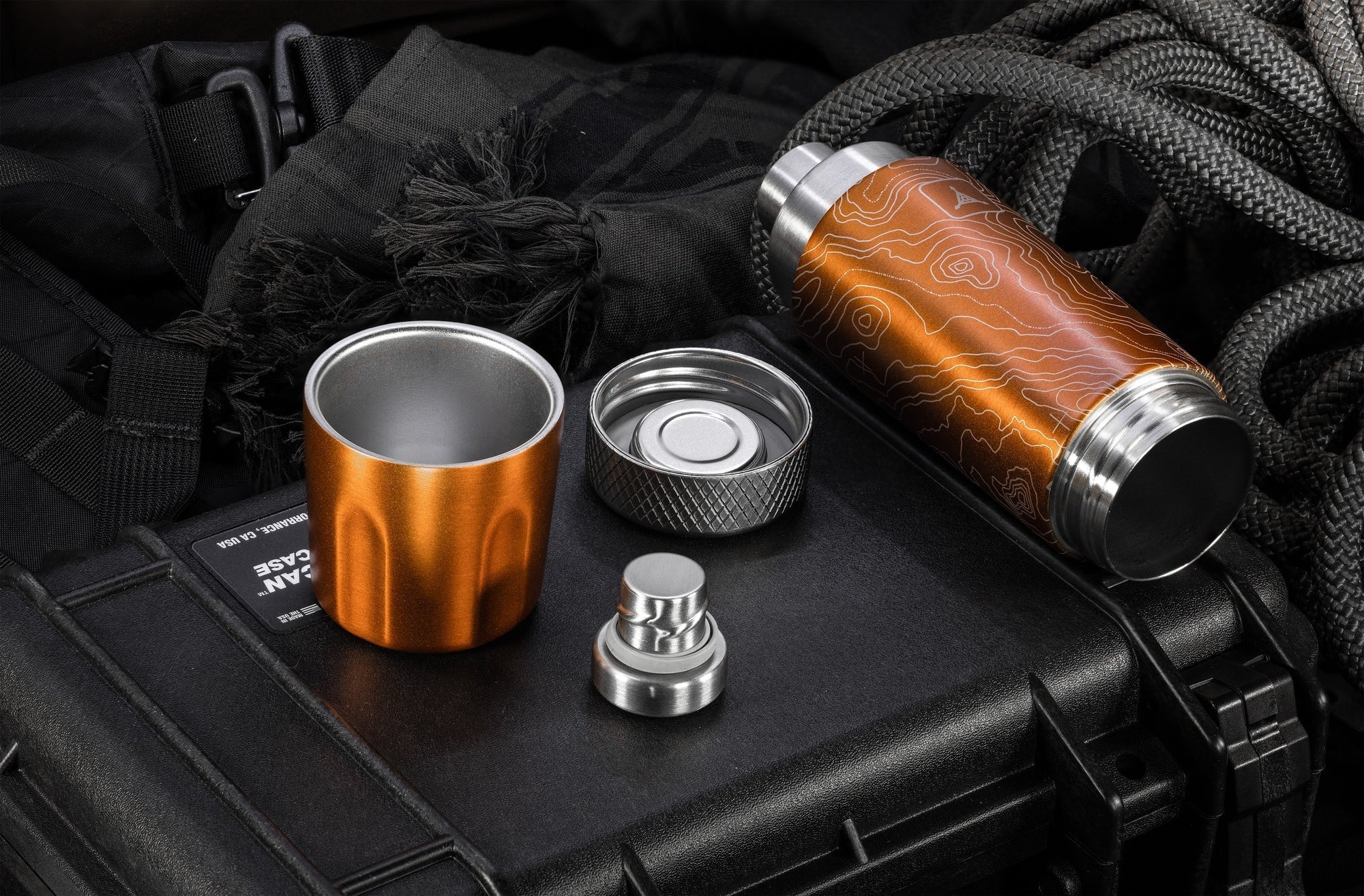 Torch Flask 6oz Topo TAD Edition - OUTPOST SHOP