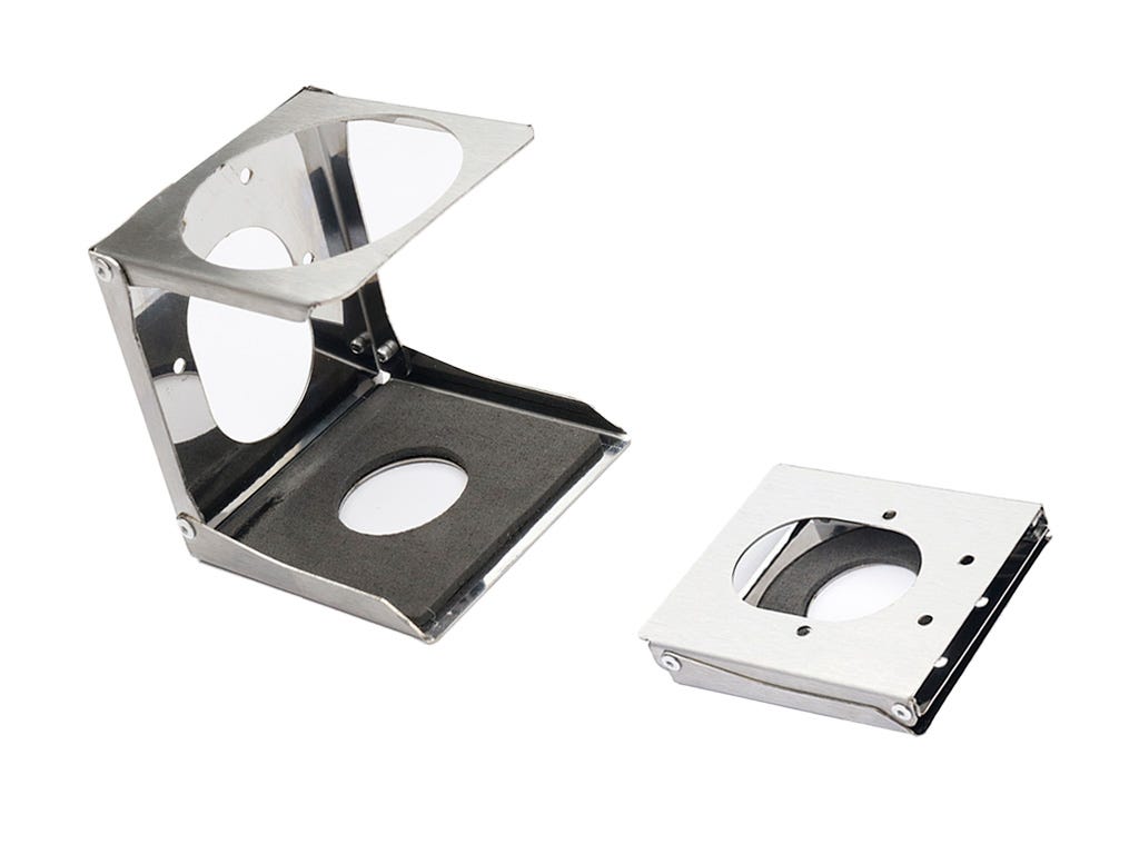Porte-gobelet pliant en inox, VACC002