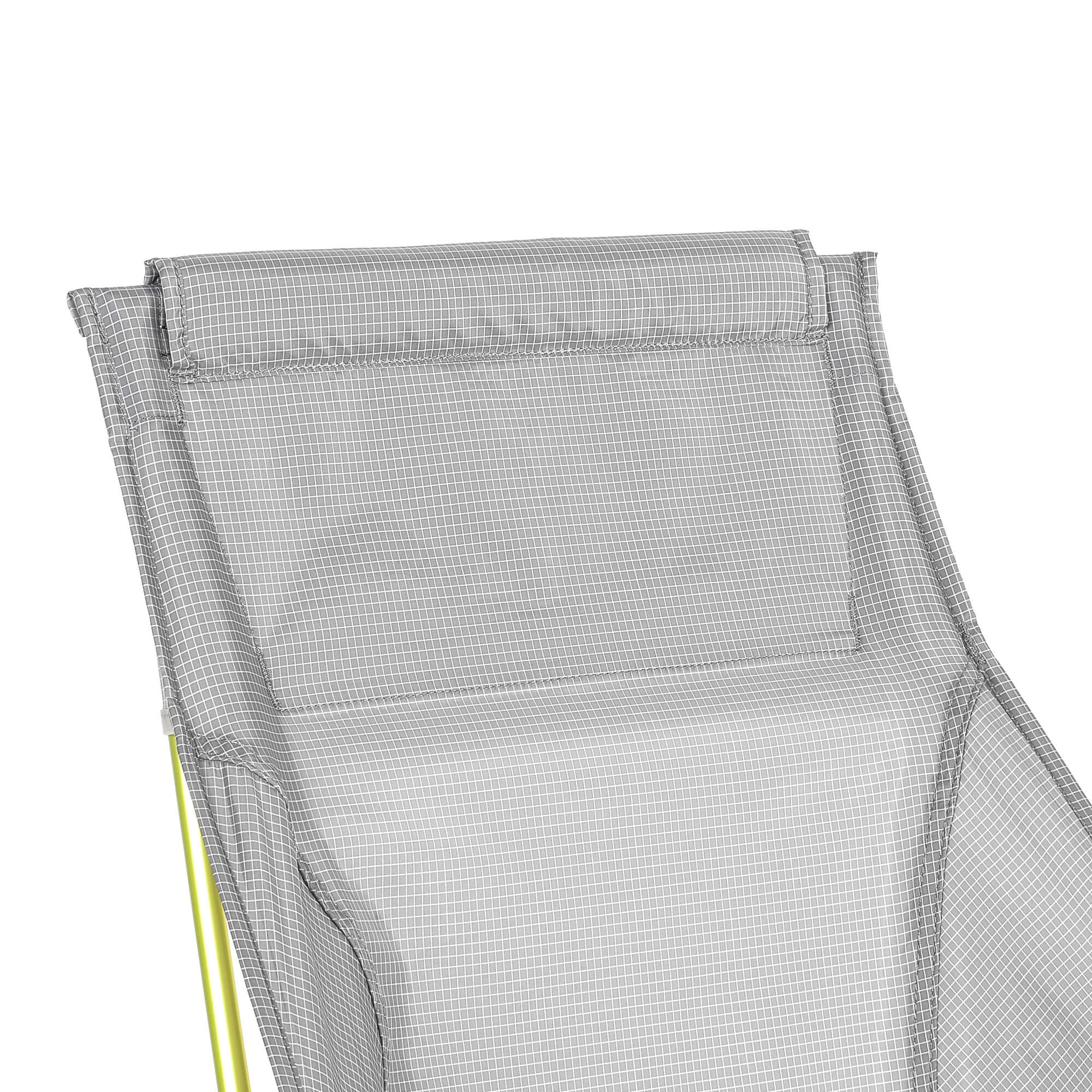 Helinox Chair Zero High-Back grise - dossier haut